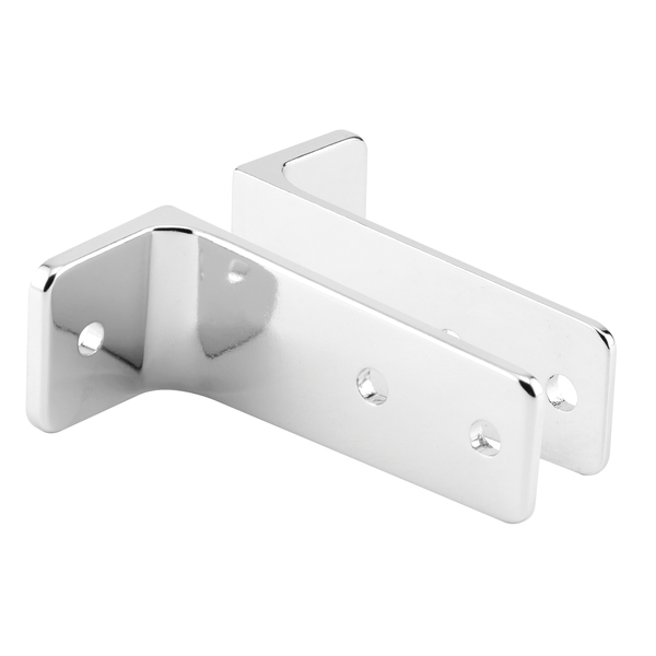 Prime-Line Two Piece Wall Brackets, 3-1/2 in., Zinc Alloy, Chrome Plated Finish 2 Pack 656-6434-T